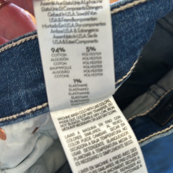 Mother High Waisted Rider Ankle in This Thing Between Us Straight Jeans Sz 26 - Picture 8 of 10